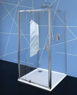 Sprchovacie kúty POLYSAN - EASY sprchový kout tri steny 900-1000x900, pivot dvere L/P varianta, číre sklo EL1715EL3315EL3315