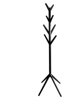 Nemý sluha Vešiak HANG ON 175 cm, čierny
