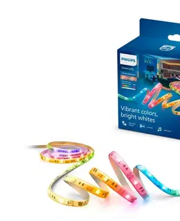 LED osvetlenie Philips Smart Philips - stmievateľný LED RGBIC pásik SMART STRIP 3 m LED/13 W/230 V 2700/6500 K Wi‑Fi 8719514866676