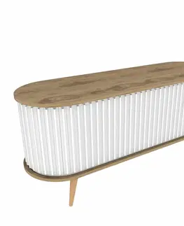 Konferenčné stolíky Televízny stolík Stor Oak and White I