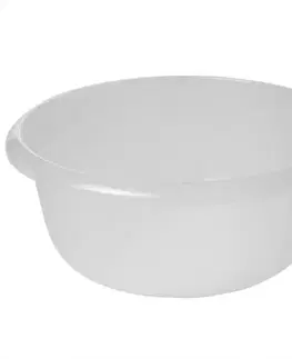 Dekorácie a bytové doplnky Okrúhla misa s výlevkou Prírodná transpa. 32x13 6l 001