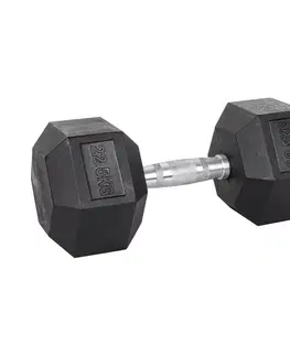 Činky Šesťhranná činka inSPORTline Hexsteel 22,5 kg