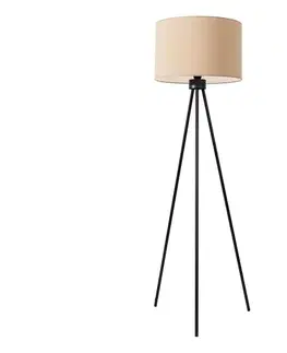 Lampy  SL.1853 - Stojacia lampa NEVIA 1xE27/15W/230V taupe SL.1853