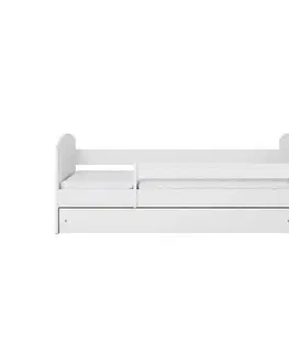 Postele pre dievčatá Detská posteľ Classic 2+M biela 80x160