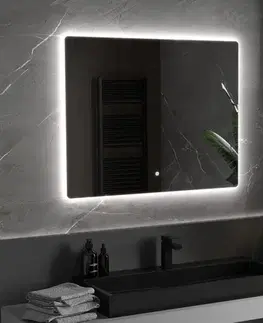 Kúpeľňové zrkadlá MEXEN - Sun zrkadlo s osvetlením 100 x 80, LED 6000K, 9807-100-080-611-00