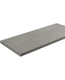 Kúpeľňový nábytok CERANO - Doska pod umývadlo Navira Pro - betónovo šedá - 100x3,6x46 CER-8050BD7747