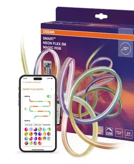 LED osvetlenie Osram - LED RGB stmievateľný vonkajší pásik SMART+ MAGIC 5 m, 24 W, 230 V, Wi‑Fi + diaľkový ovládač 4099854475375