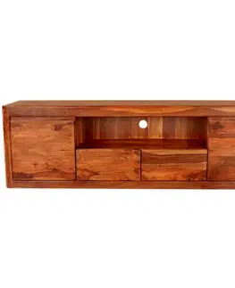 TV stolíky TV stolík Tina 200x60x45 indický masív palisander