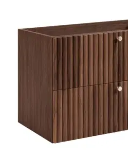 Skrinky do kúpeľne Elvisia Skrinka pod umývadlo BELLO Oak walnut | 80 cm