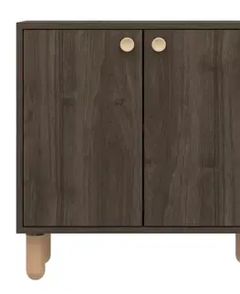 Komody Viacúčelová skrinka Lina - Walnut