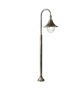 Vonkajšie svietidlá Inteligentná vonkajšia lampa Antique Gold 125 cm IP44 vrátane WiFi A60 - Daphne