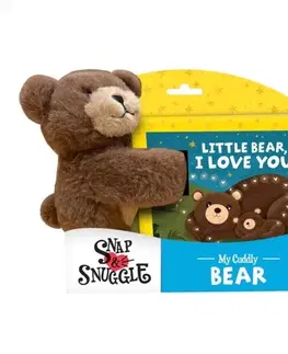 Leporelá, krabičky, puzzle knihy Snap & Snuggle: Little Bear, I Love You - Zhanna Mendel