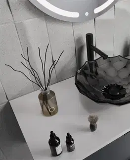 Umývadlá MEXEN - Inga sklenené umývadlo na dosku 44x44, čierna 24074470