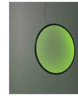 Svietidlá Artemide 1992330APP - LED RGBW Stm. luster na lanku DISCOVERY LED/42W/230V čierna 1992330APP