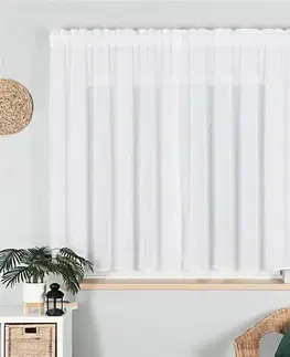 Záclony do obývačky Záclona na páske ETAMINA 300x160