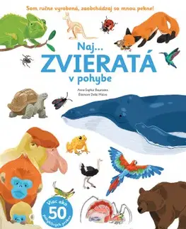 Leporelá, krabičky, puzzle knihy Naj... ZVIERATÁ v pohybe - Kolektív autorov