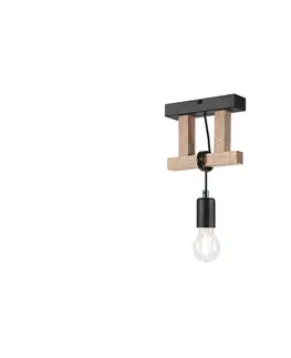 Svietidlá  Prisadený luster LEONIDAS 1xE27/60W/230V LM-1.135 dab