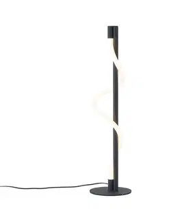 Stolné lampy Moderná stolná lampa čierna vrátane LED s 3-stupňovým stmievaním - Twirl