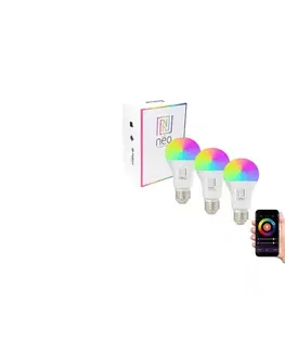 Žiarovky  NEO SMART E27 11W RGB+CCT+CCT barevná a bílá, stmívatelná, Zigbee, TUYA, 3ks 07743C