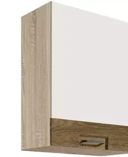Kuchynské skrinky visiace Skrinka do kuchyne Favorit 33g Sonoma/White+Ribbeck