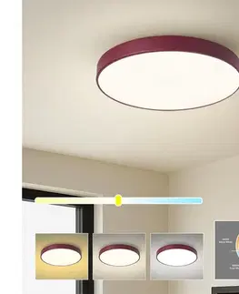 Svietidlá BRILAGI-LED Stropné svietidlo POOL LED/48W/230V 3000/4000/6000K 40 cm bordové BRI689