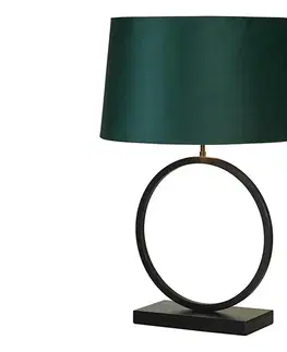 Lampy Searchlight EU93101EM - Stolná lampa ELEGANT 1xE27/60W/230V zelená EU93101EM