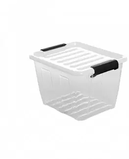 Boxy na skladovanie PLAST TEAM - Box HOME 3L s klipom, umelá hmota, 17x13,7x20,5cm
