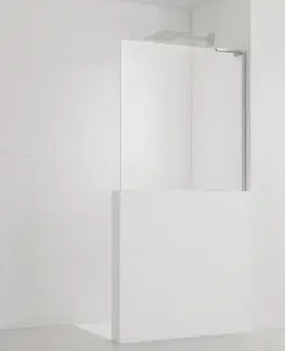 Sprchové dvere Sprchová zástena SAT walk-in 90 cm na zníženú priečku SATBWIS90ZAVP SATBWIS90ZAVP