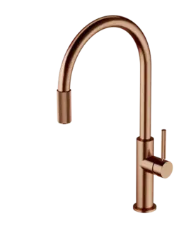Kuchynské drezy OMNIRES OMNIRES - Drezová batéria (kompatibilná s akýmkoľvek systémom filtrácie vody), brúsená meď SW9057CPB