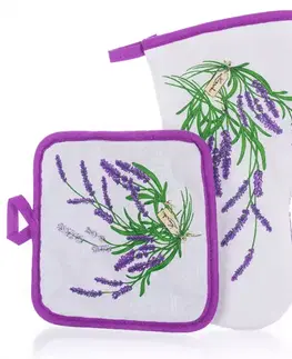 Bytový textil Komplet 2 ks rukavica + podložka pod hrniec