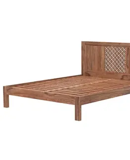 Postele Posteľ Mira 180x200 indický masív palisander
