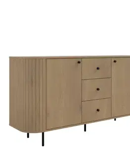 Komody ArtLemp Komoda VAOLIA 2F3S  | dub cremona