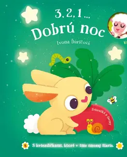 Leporelá, krabičky, puzzle knihy 3,2,1 ... Dobrú noc: Zvieratká z farmy - Ivona Ďuričová