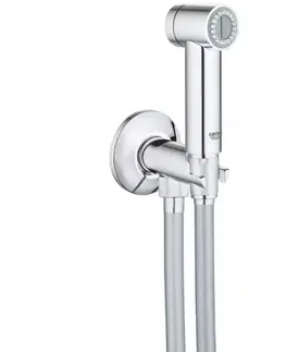 Sprchy Nástenná sada so samozatváracím rohovým ventilom SENA TRIGGER SPRAY