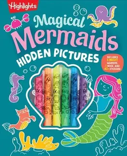 Nalepovačky, vystrihovačky, skladačky Magical Mermaids Hidden Pictures