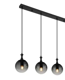 Svietidlá Globo 15885-4H - Luster na lanku DALTON 4xE27/10W/230V čierna 15885-4H