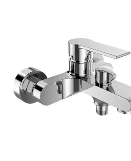 Kúpeľňové batérie Mereo Vaňová nástenná batéria, Dita, 150 mm, bez príslušenstva, chróm CBE90104D