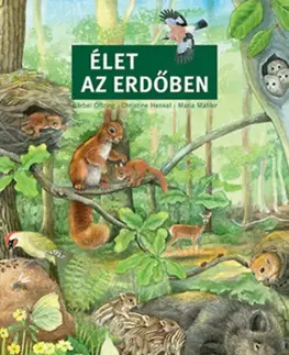 Leporelá, krabičky, puzzle knihy Élet az erdőben - Bärbel Oftring