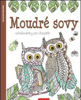 Maľovanky pre dospelých Moudré sovy - Omalovánky pro dospělé
