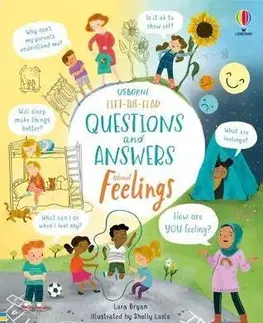 Leporelá, krabičky, puzzle knihy Lift-the-Flap Questions and Answers About Feelings - Bryan Lara,Shelly Laslo