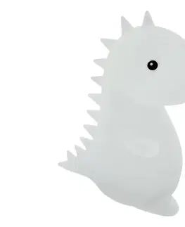 Lampy  LED RGBW detská dotyková lampa 1W/5V USB 1200 mAh dinosaurus TR-168M