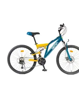 Bicykle Odľahčený juniorský celoodpružený bicykel Olpran Culex 24" - model 2026 • 150-165 cm • 14,6 kg petrolejová/piesková - 15" (150-165 cm)