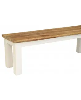Jedálenské zostavy Lavica Agni 175x40 indický masív mango