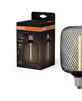 LED osvetlenie LED Stmievateľná žiarovka DECOR FILAMENT E27/3,5W/230V 1800K čierna - Osram 4058075840263