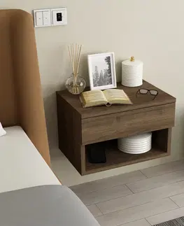 Konferenčné stolíky Nočný stolík Ribes Walnut
