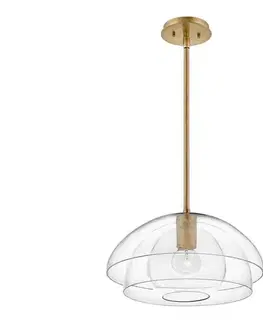 Svietidlá Elstead Quintiesse QN-LOTUS-P-HBR - Luster na tyči LOTUS 1xE27/60W/230V zlatý QN-LOTUS-P-HBR