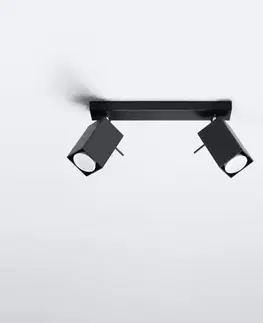 Lampy do obývačky Stropné bodové svietidlo Merida 2 A-0100 čierna