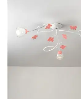 Svietidlá ONLI - Detský prisadený luster BUTTERFLY 3xE14/6W/230V 4924/PL3