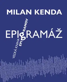 Slovenská beletria Epigramáž - Milan Kenda