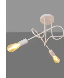Svietidlá  Detský prisadený luster OXFORD 3xE27/15W/230V biela W-2016/3 WT/H